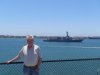 58 Randy on Flight Deck USS Midway.jpg