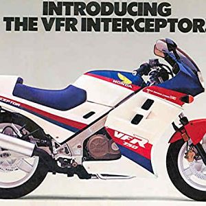 1986 Honda VFR750F Original Advertising