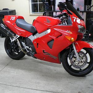 VFR with new "78" for NESBA track days