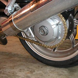 Vortex Sprocket and chain kit installed