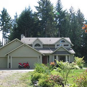 House in the summer