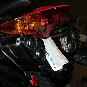 DIY Fender Eliminator w/ factory hard bag racks
