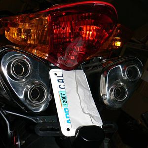 DIY Fender Eliminator w/ factory hard bag racks