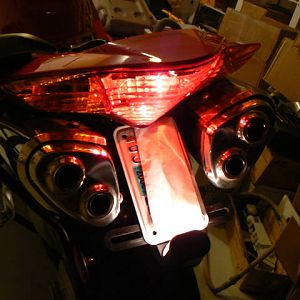 DIY Fender Eliminator w/ factory hard bag racks