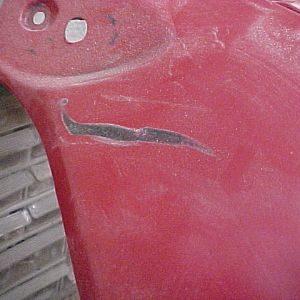 Front Nose being repaired