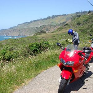 Highway 1 in California outside of Point Reyes