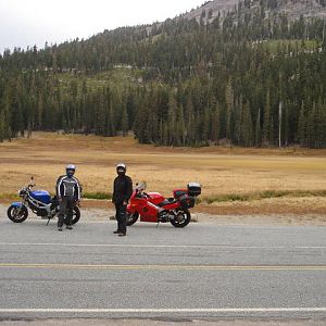 Highway 89 in Lassen Volcanic National Park, CA