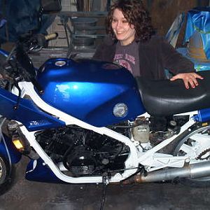 my ride with my gf lil sis
