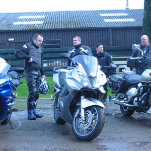 my bike with some of the guys from our bike club