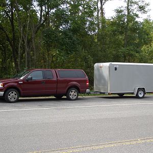 2005 F150 Lariat & Car Mate 12X6 Trailer