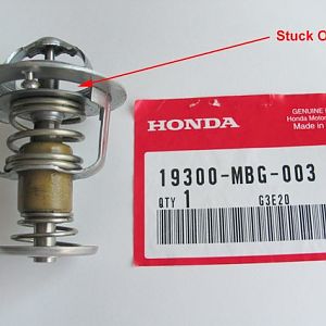 My T-stat at about 14000 miles - Stuck Open !!!