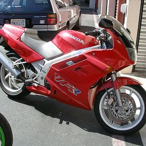 Art's new bike next to my other bike!