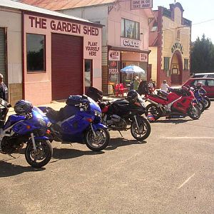 Having a wee break at Bombala NSW