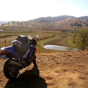 Overlooking the Murray River 40km from Walwa