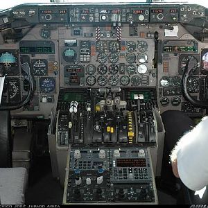 DC9 cockpit