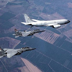 KC-135R & F-15E