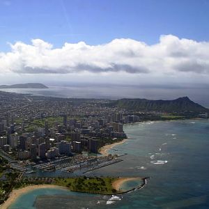 Waikiki Beach & Diamond Head