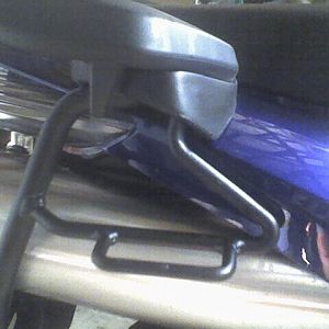 frame mount under passenger grab handles