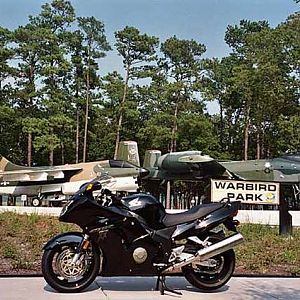 My old CBR1100XX at the old Myrtle Beach Air Force base