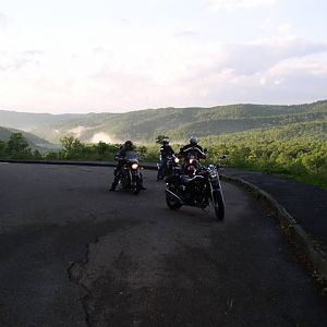 In the Smokey Mountains on the V-max