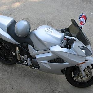 My VFR800 at home