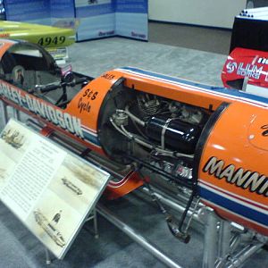 CW show orange speed bike