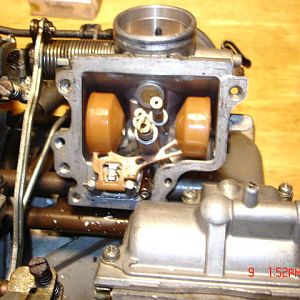Carb Removed, inspecting