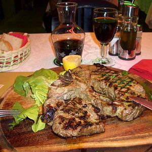 Italy - Florence a real steak T-Bon