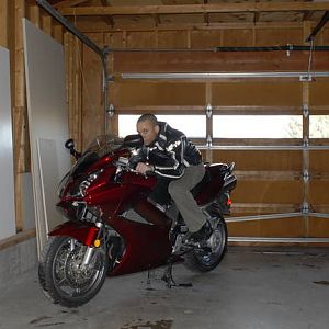 Stupid weather...requiring me to pretend in the garage