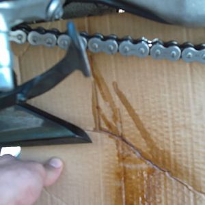Chain lubing