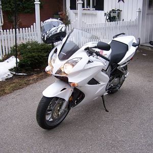 Getting ready to head off to work - April 8