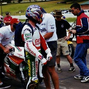 preparing to ride