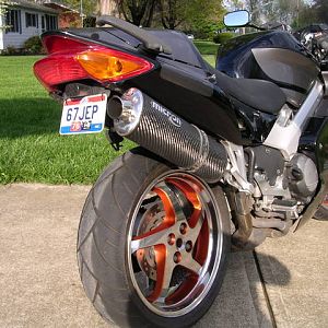 polished and painted my rims for this season