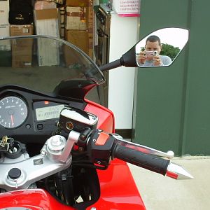 Aftermarket Trojan mirrows w/t LED signal light