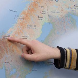 Marking the way to the north
