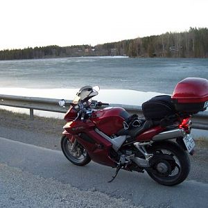 Iced lake near Ostersund