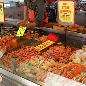 Fishmarket in the morning