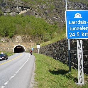 25 km long tunel!