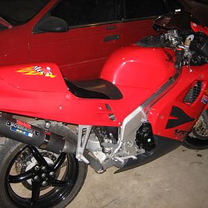 in the garage