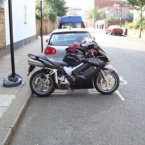 day 1 loading "the clean" bike