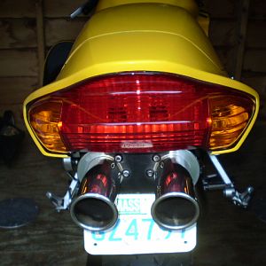 my wolf exhaust onmy 2000vfr