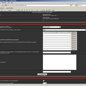 upload screen