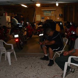 Kicking back after long ride