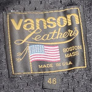 Vanson - Size