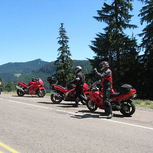 taking pics and resting a bit near St Helens