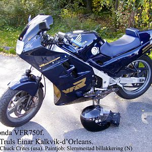 Norwegian vfr750f 1987