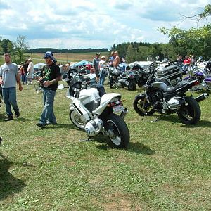 at the show