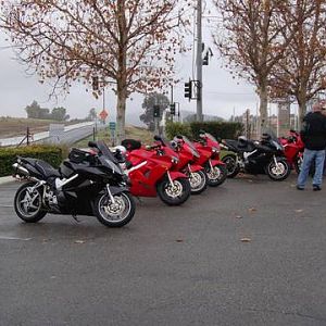 Waitting for other riders