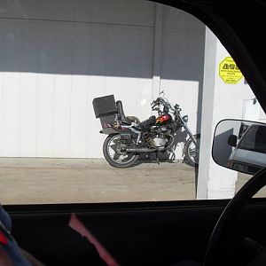 Not  mine but a sweet bike i saw today
