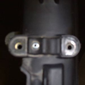 Chain guard rivet plate